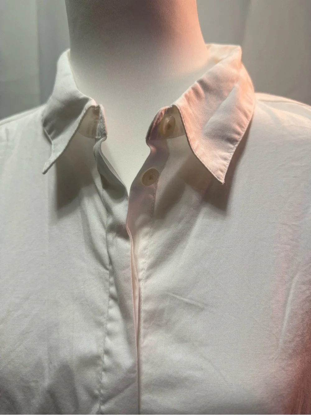J. Crew White Short Sleeve Shirt Dress